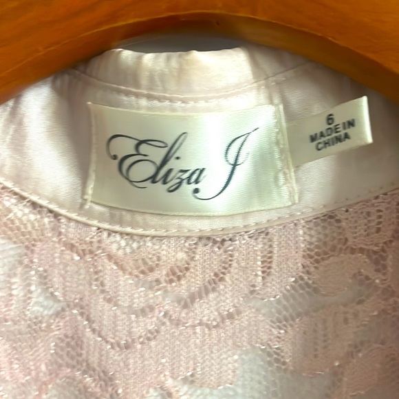 Eliza J Baby Pink Princess Dress Sz 6 - Picture 6 of 12